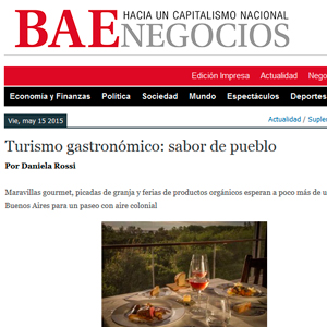 Turismo gastronómico: sabor de pueblo